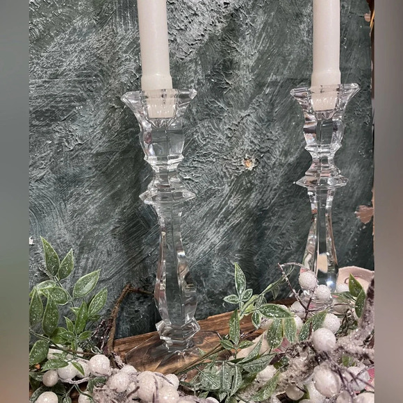 Imperial lead crystal 10” candlestick holder taper - Picture 3 of 6